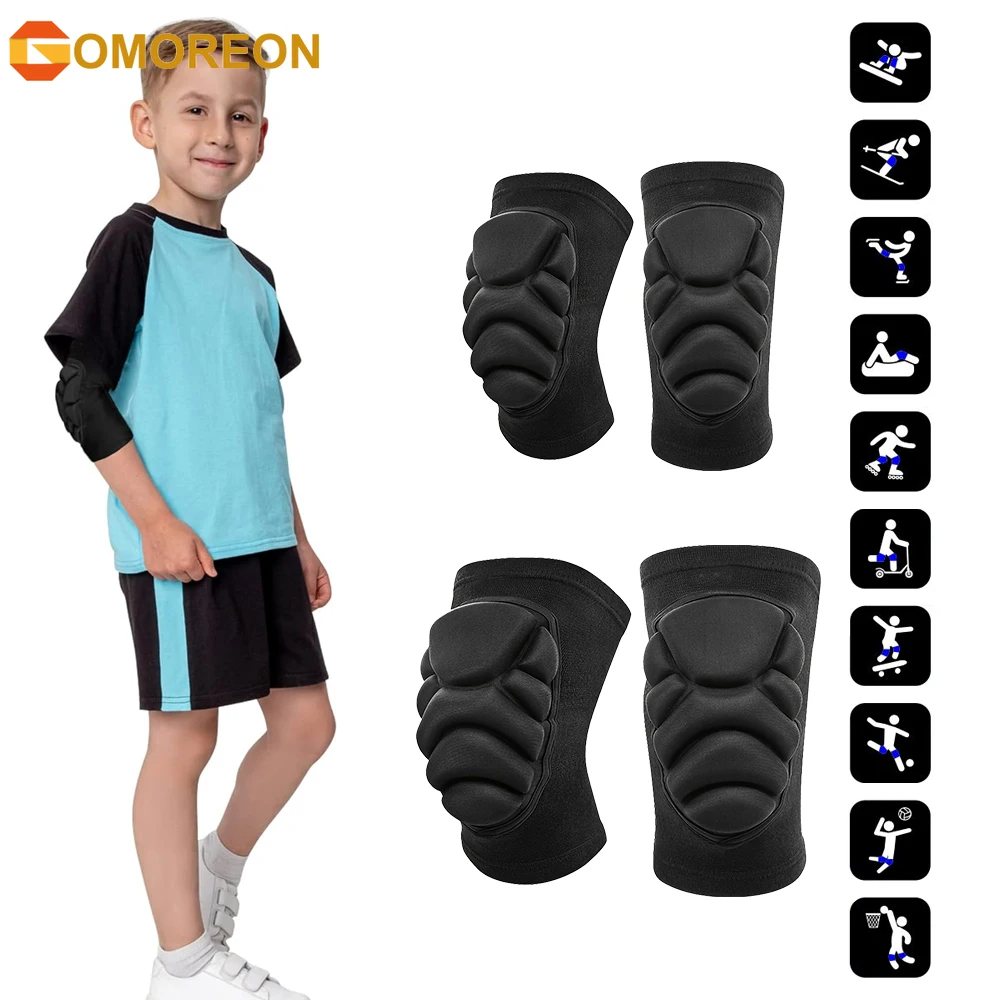 Cycling Gear For Kids - Knie- en elleboogbeschermers voor kinderen Honingraatcompressiemouwen