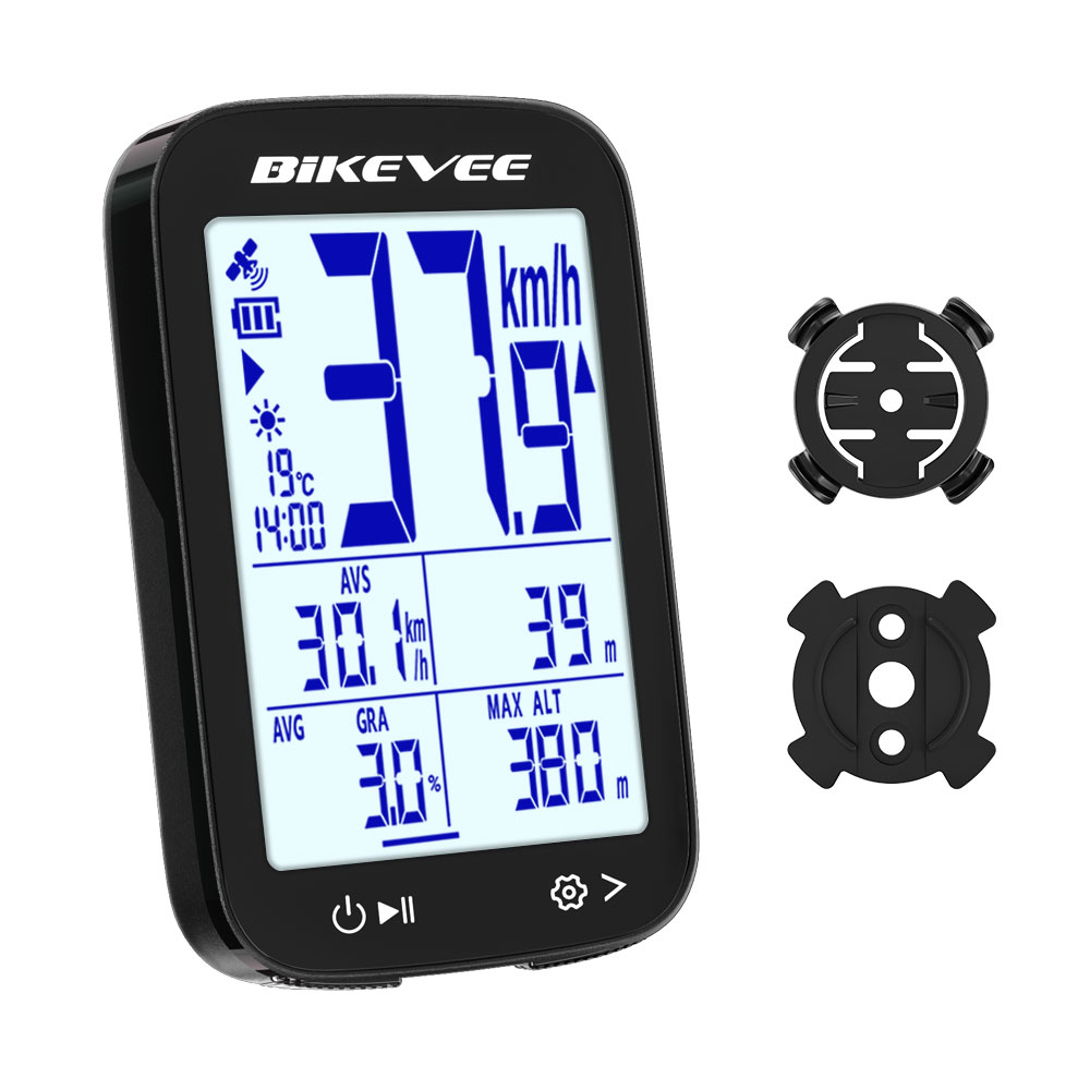 Cycling Gear Holder - Bikevee Nieuwste waterdichte draadloze fietscomputer LCD-scherm