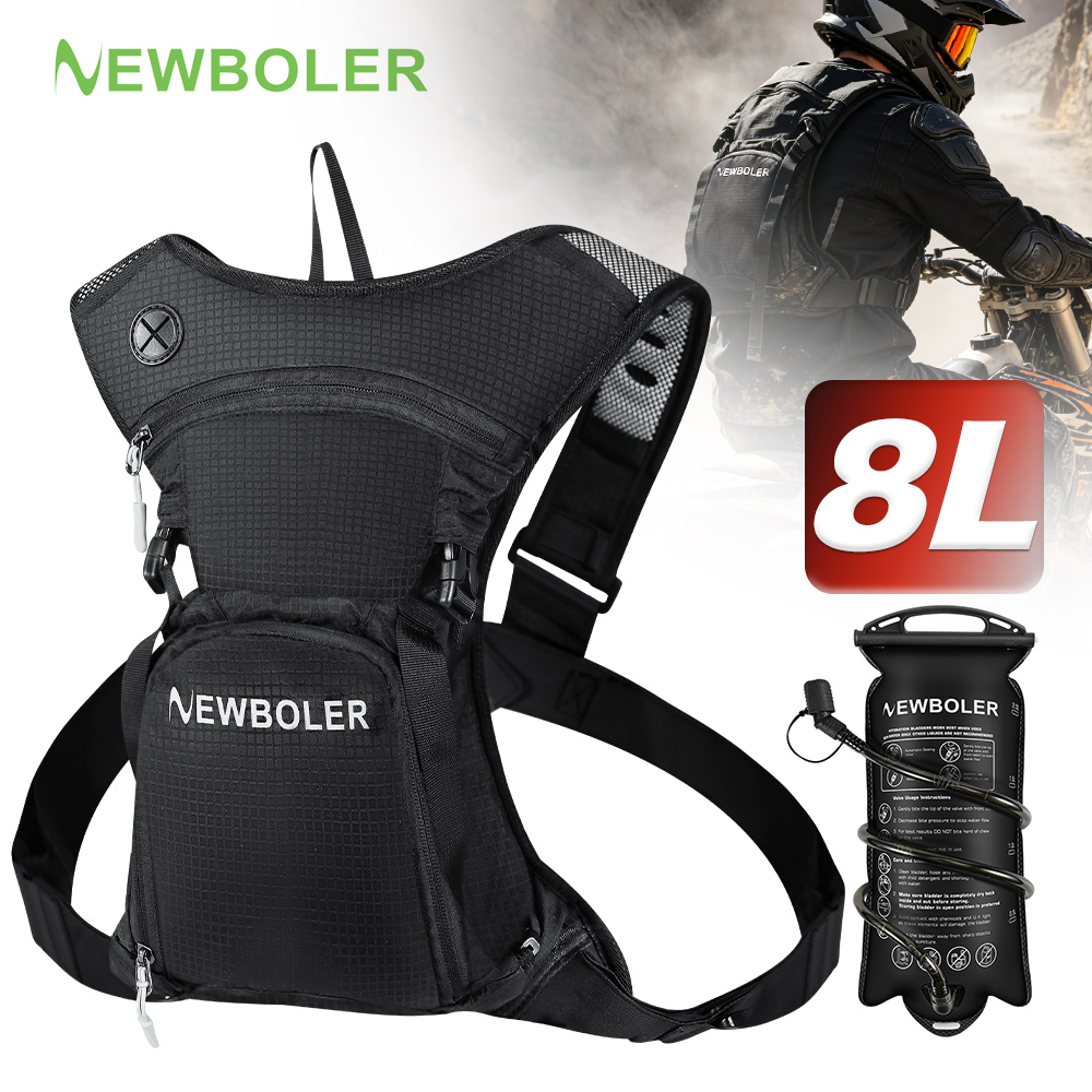 Cycling Gear Storage - NEWBOLER 8L motorfiets fietsen hydratatiepakket MTB