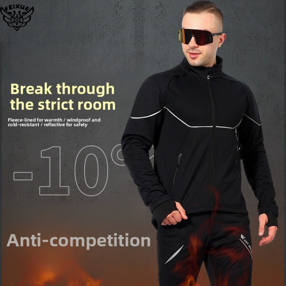 Cycling Gear Women Sale - Winter heren vrouw fietsoutfit fleece warm