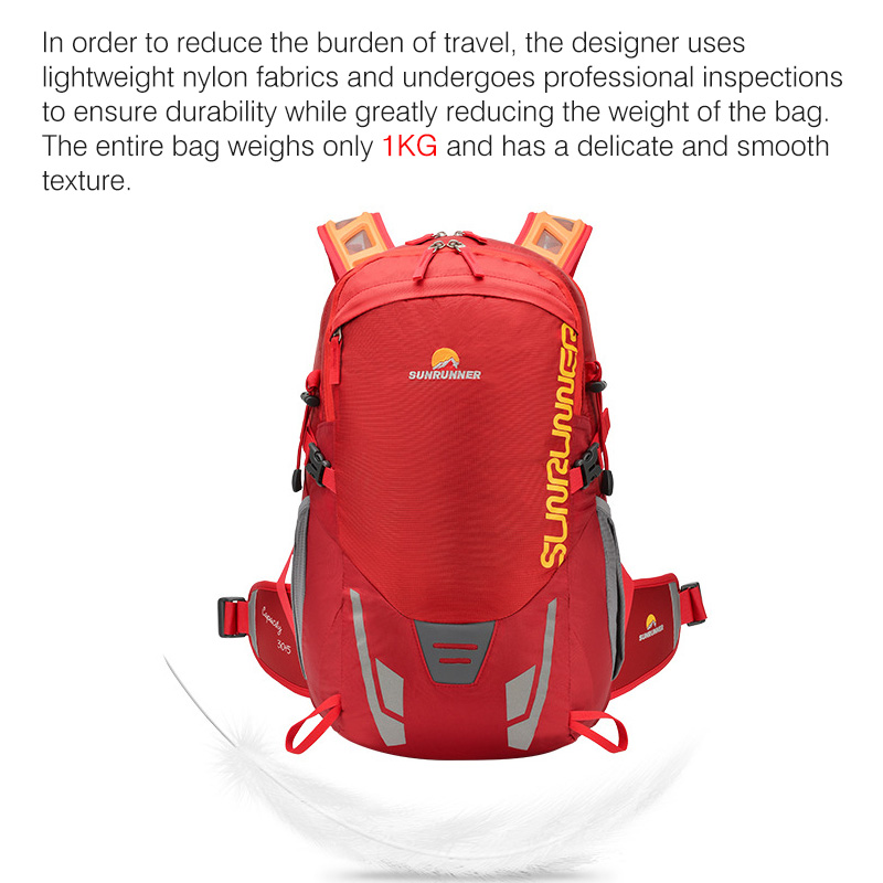 35L wandelrugzak met grote cap - Cycling Gear Storage recensie en prijs