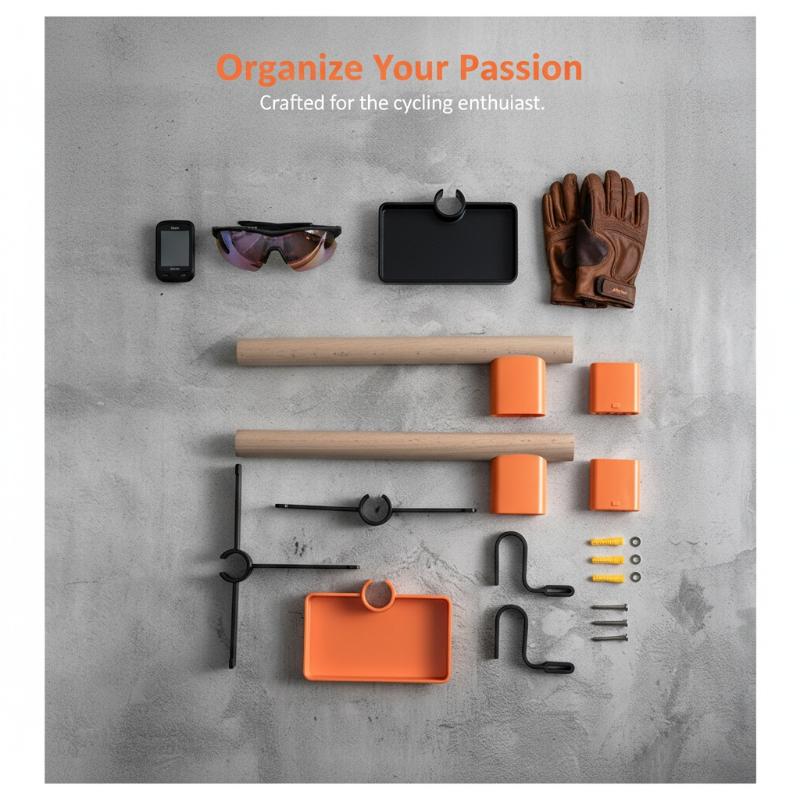 Fietswandopbergset 1 set beuke - Cycling Gear Holder recensie en prijs