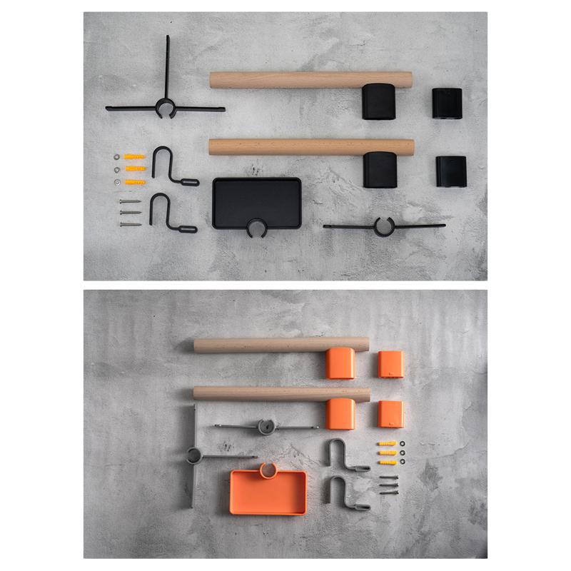 Fietswandopbergset 1 set beuke - Cycling Gear Holder recensie en prijs