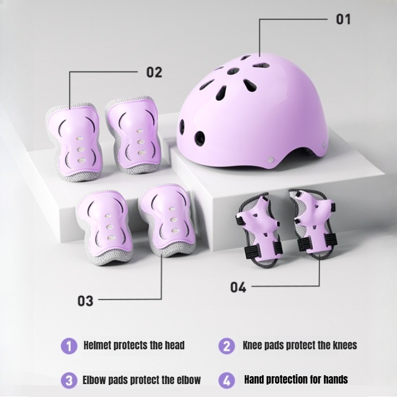 7 stks/set kinderen van 3-10 j - Cycling Gear For Kids recensie en prijs